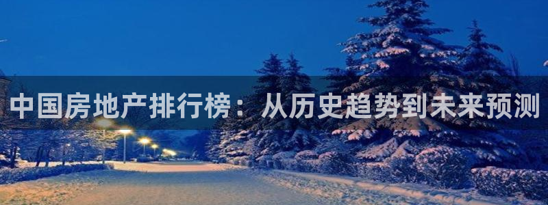 和记餐厅官网：中国房地产排行榜：从历史趋势到未来预测