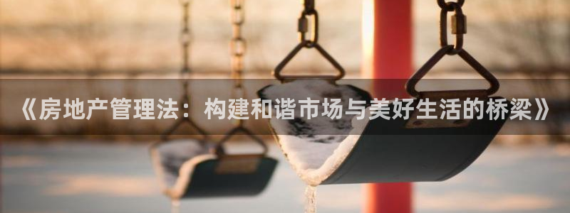 和记怡情博娱官网：《房地产管理法：构建和谐市场与美好生活的桥