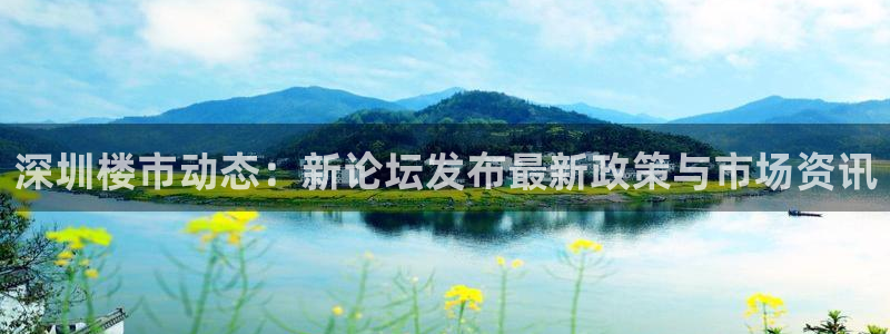 和记游戏官网：深圳楼市动态：新论坛发布最新政策与市场资讯