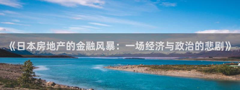 和记娱乐旗舰官网：《日本房地产的金融风暴：一场经济与政治的悲