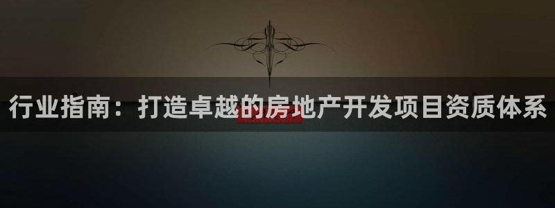 和记官网登陆：行业指南：打造卓越的房地产开发项目资质体系